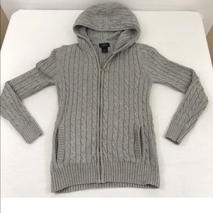 Brooks Brothers 346 Womens Knit Hooded Sweater Xs